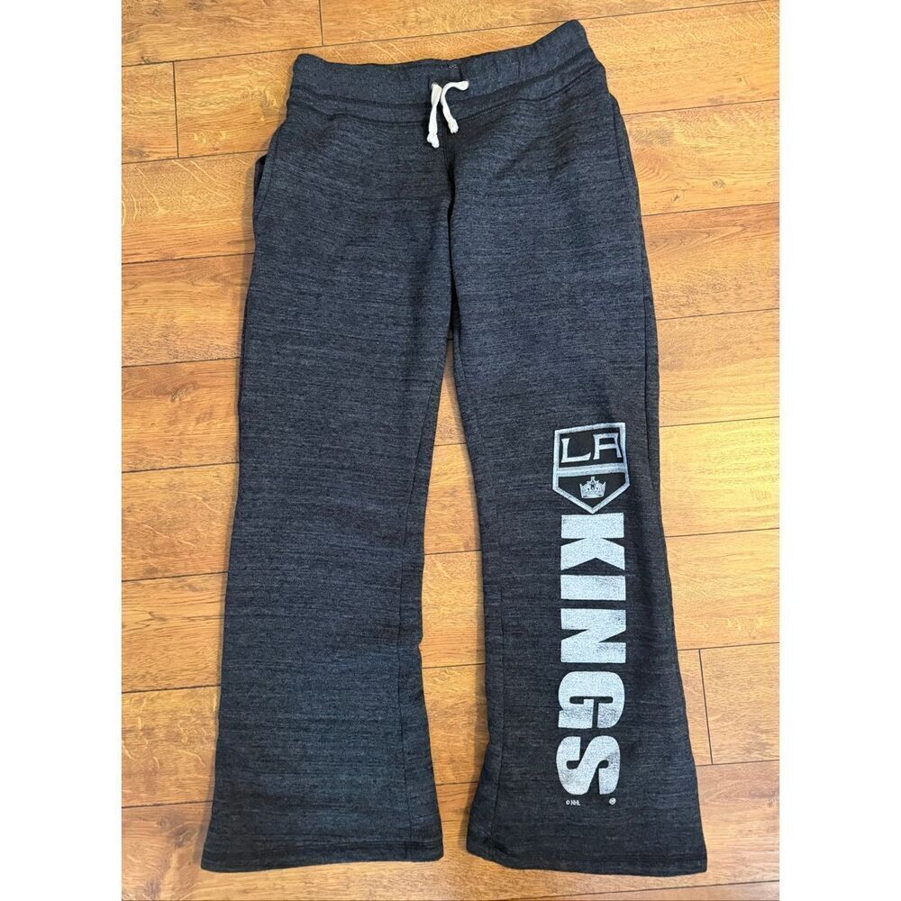 The Original Retro Brand NHL LA Kings Gray Women's L Sweatpants Athleisure USA